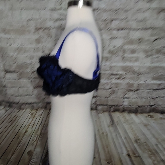 Adore Me Bra Size 38DDD Blue/Black - Picture 2 of 10